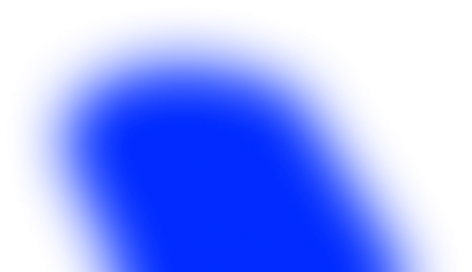 Blue glow behind Artist