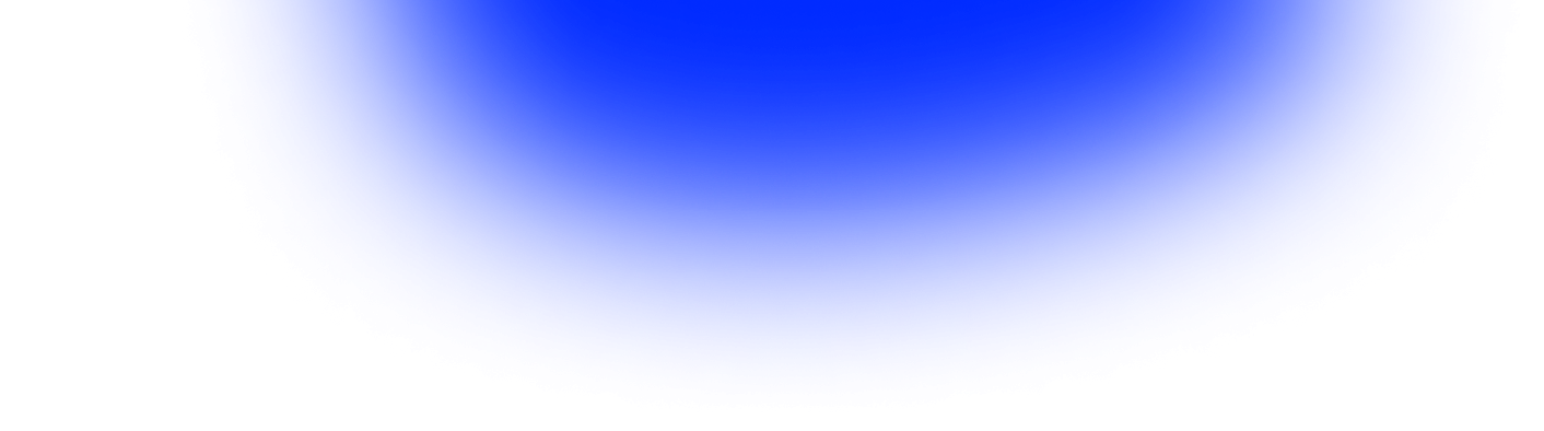 Blue glow behind Artist